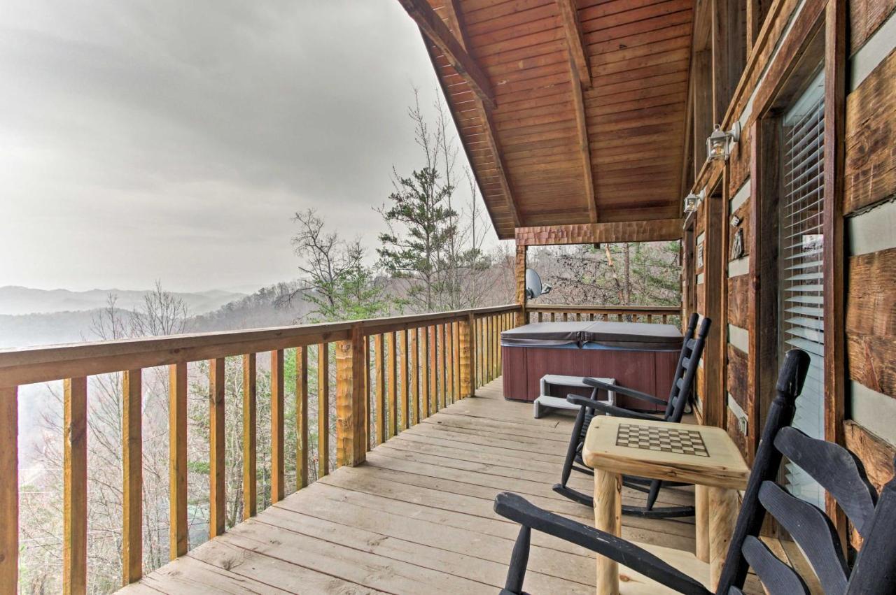 Sevierville Cabin With Private Hot Tub And Fireplace! Exteriör bild